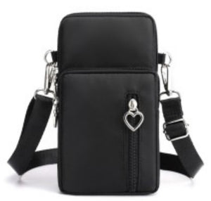 Women Black Crossbody Bag ( No. B028 )