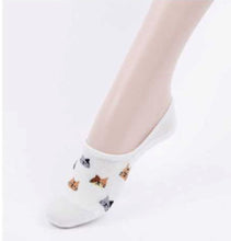 Load image into Gallery viewer, 4 Pairs Cute Kitty Invisible Cotton Socks
